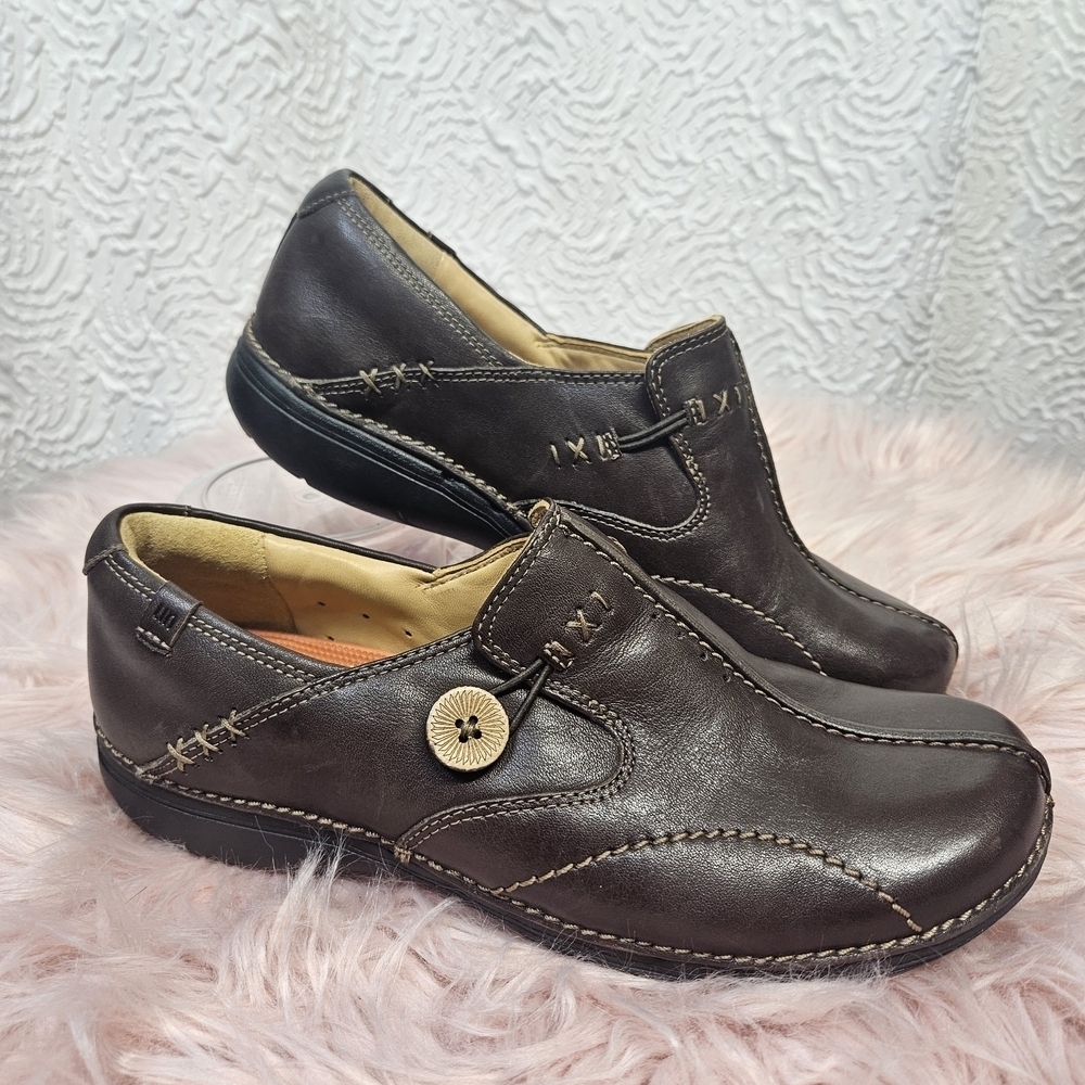 Brown Leather Woman's Casual Shoes